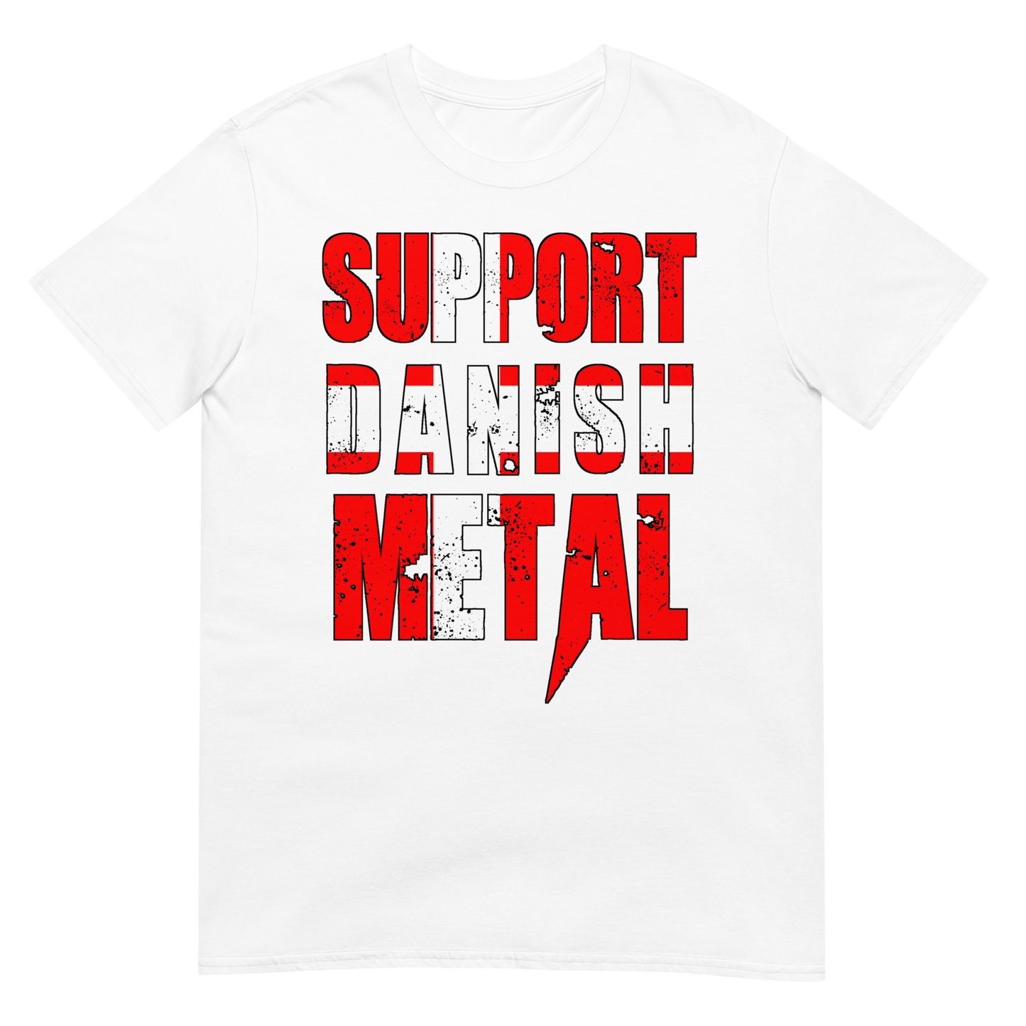 Support Danish Metal t-paita